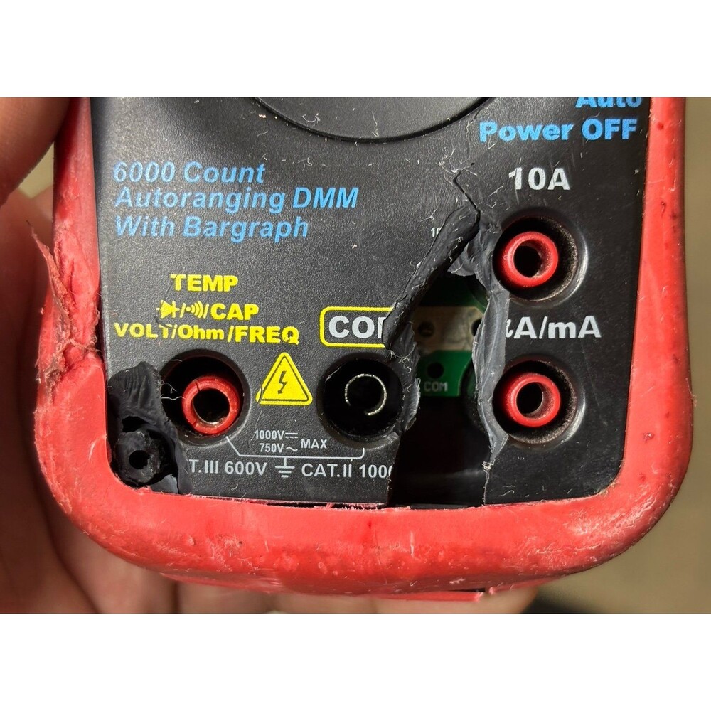 Triplett 9045 True RMS Cat III 6000 Count Digital Multimeter - Picture 4 of 12